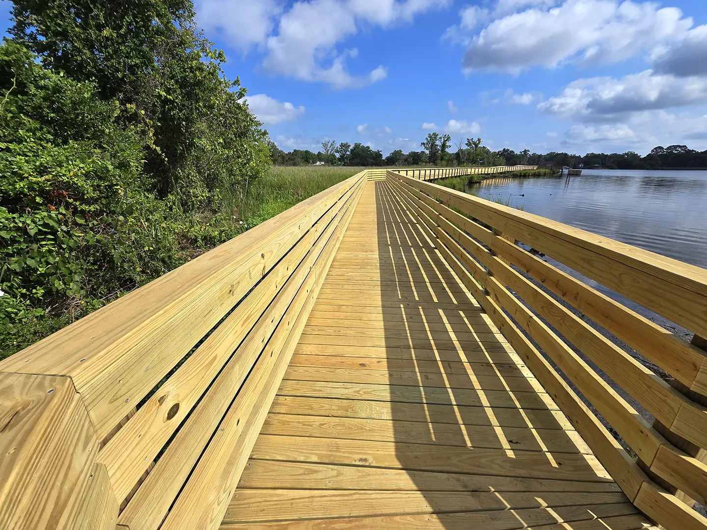 Lawson Creek Park Marshwalk 32 Wood Boardwalk at City of New Bern Lawson Creek Park Marshwalk