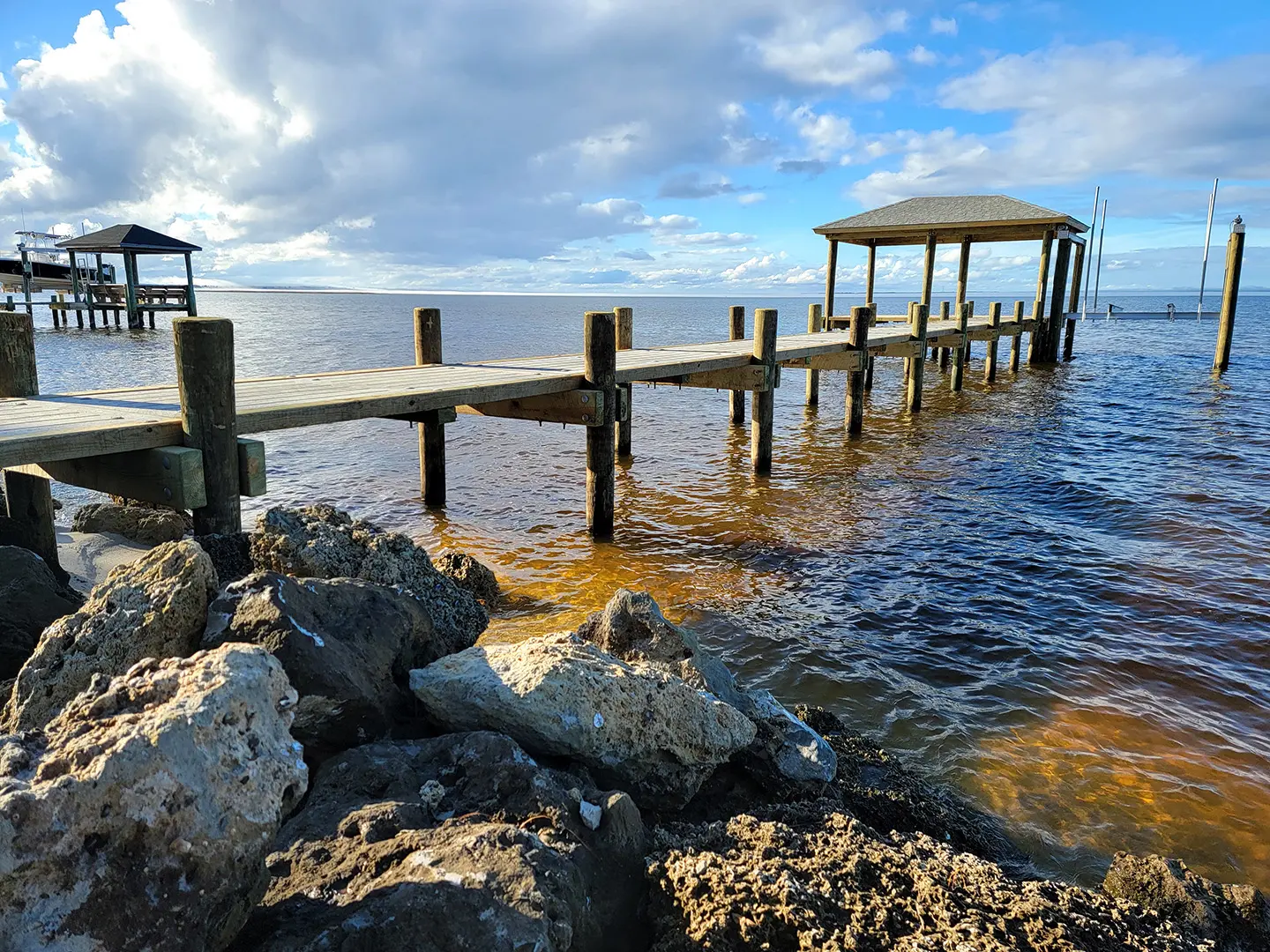 Neuse River Fishing Camp 62 Fishing Camp Dock on Neuse River