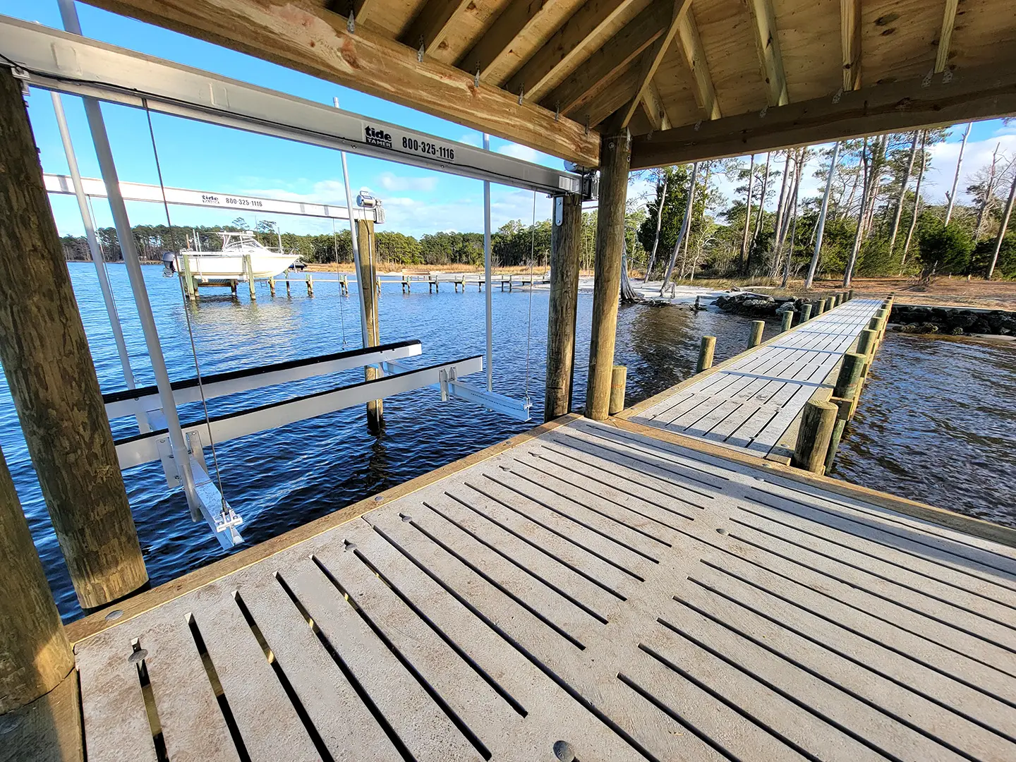 Neuse River Fishing Camp 65 Fishing Camp Dock on Neuse River