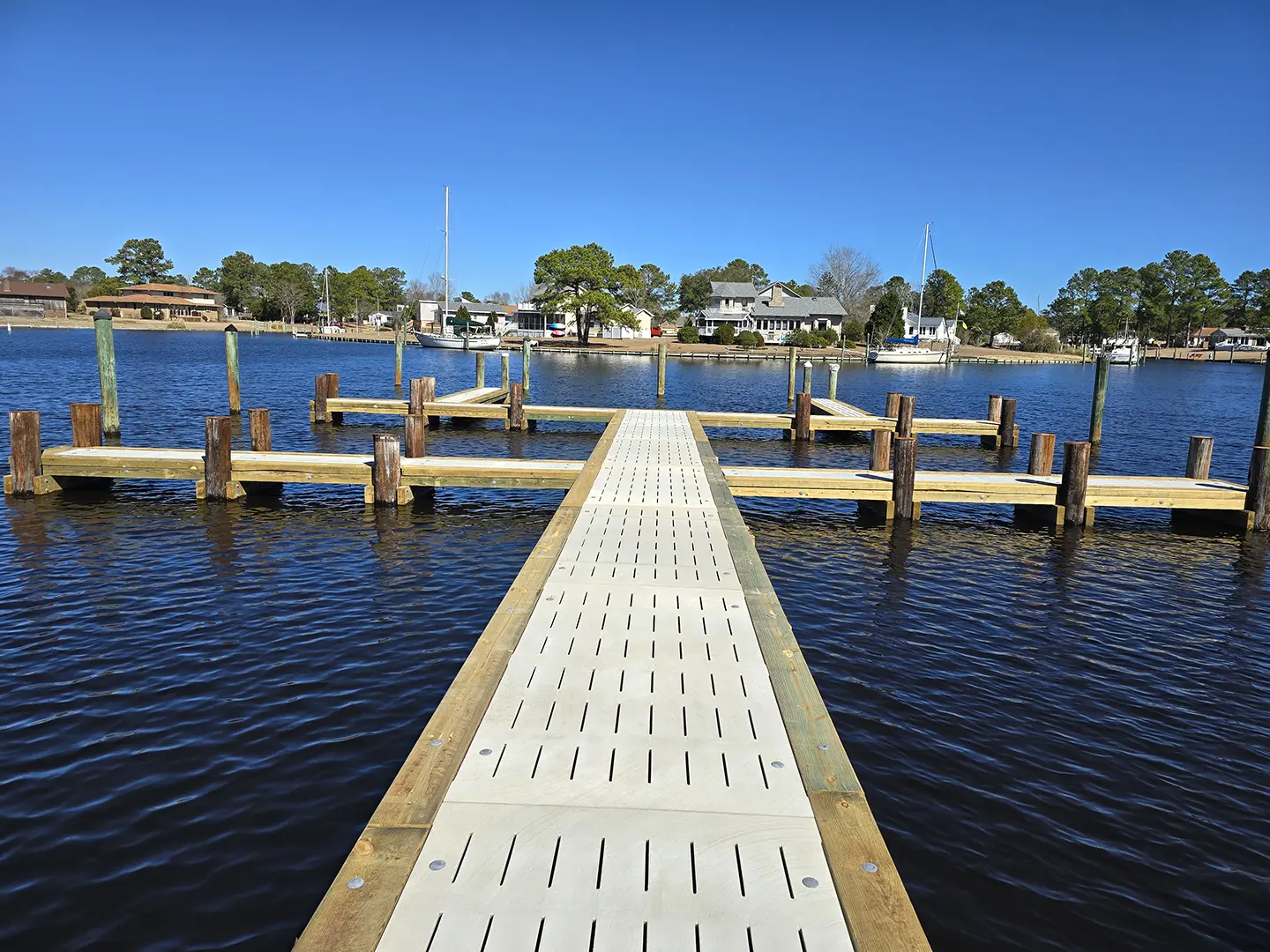 Birdland Marina Renovation in Fairfield Harbour NC