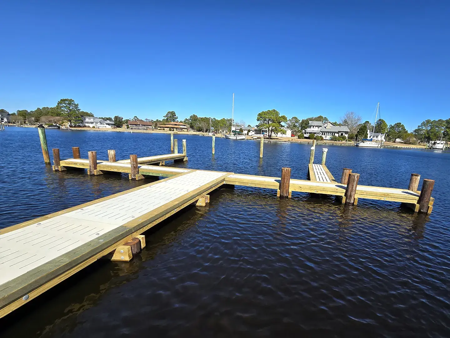 Birdland Marina Renovation in Fairfield Harbour NC