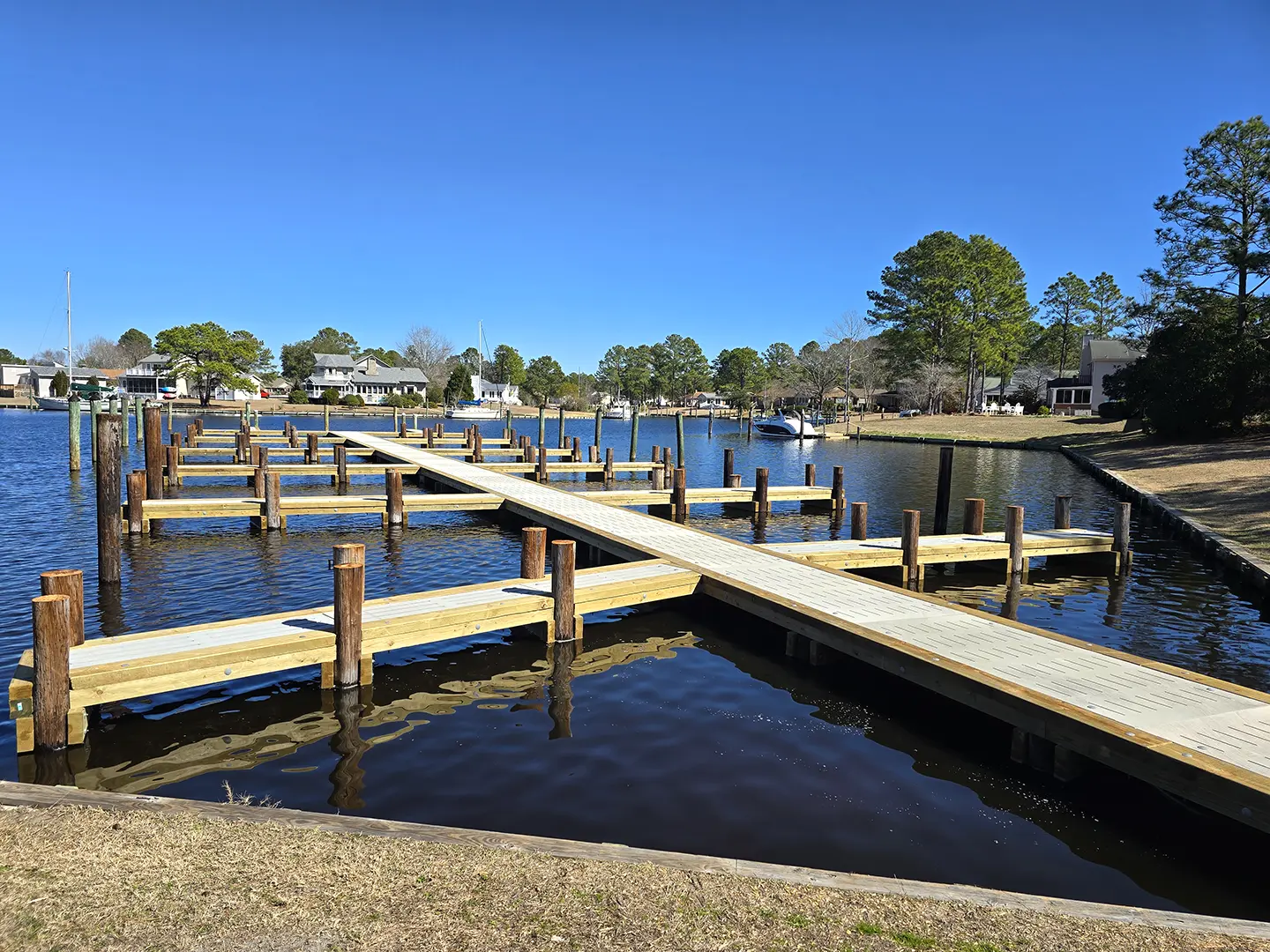 Birdland Marina Renovation in Fairfield Harbour NC