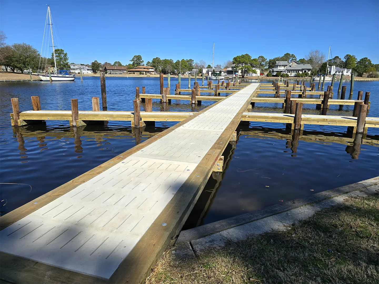 Birdland Marina Renovation in Fairfield Harbour NC