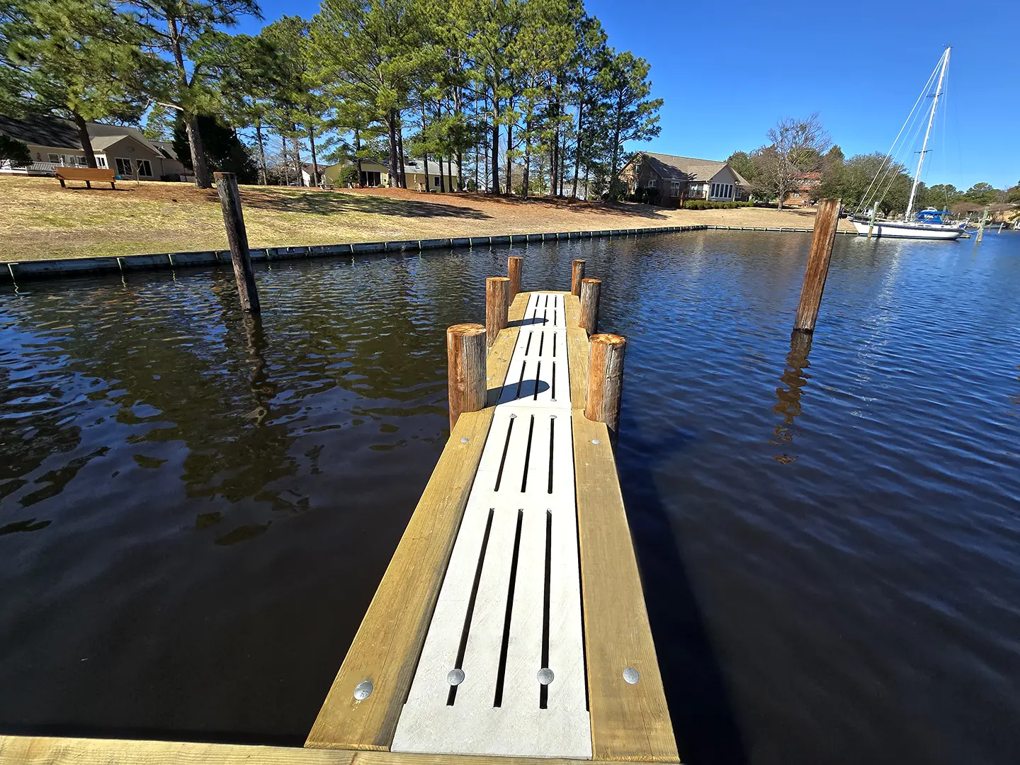 Birdland Marina Renovation in Fairfield Harbour NC