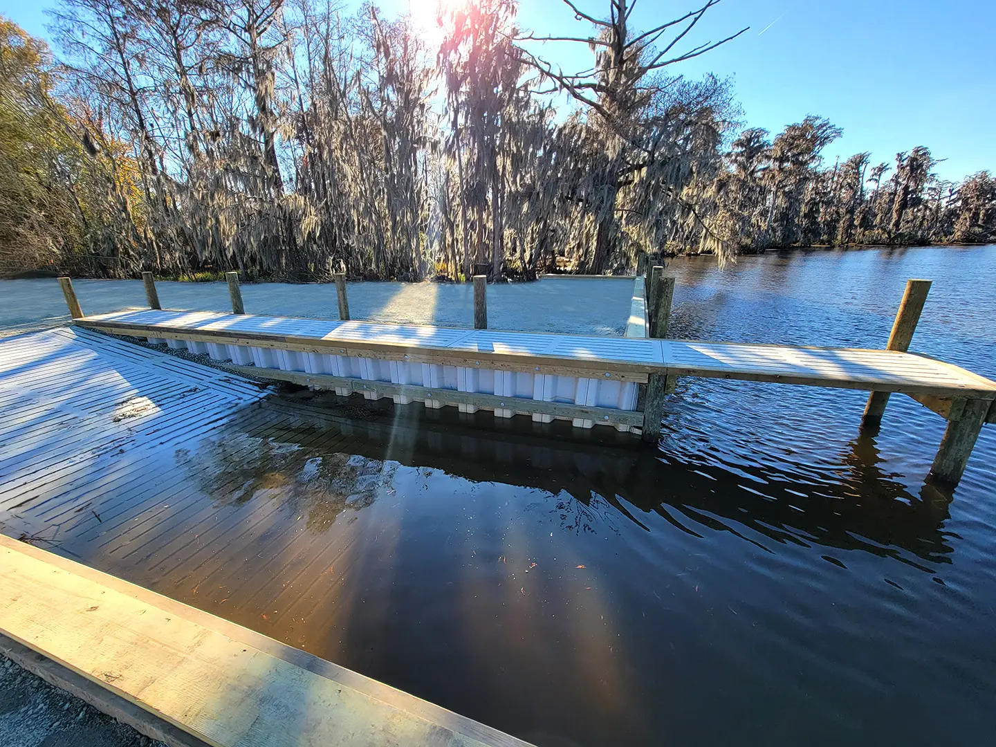 Commercial Boat Ramp & Vinyl Seawall