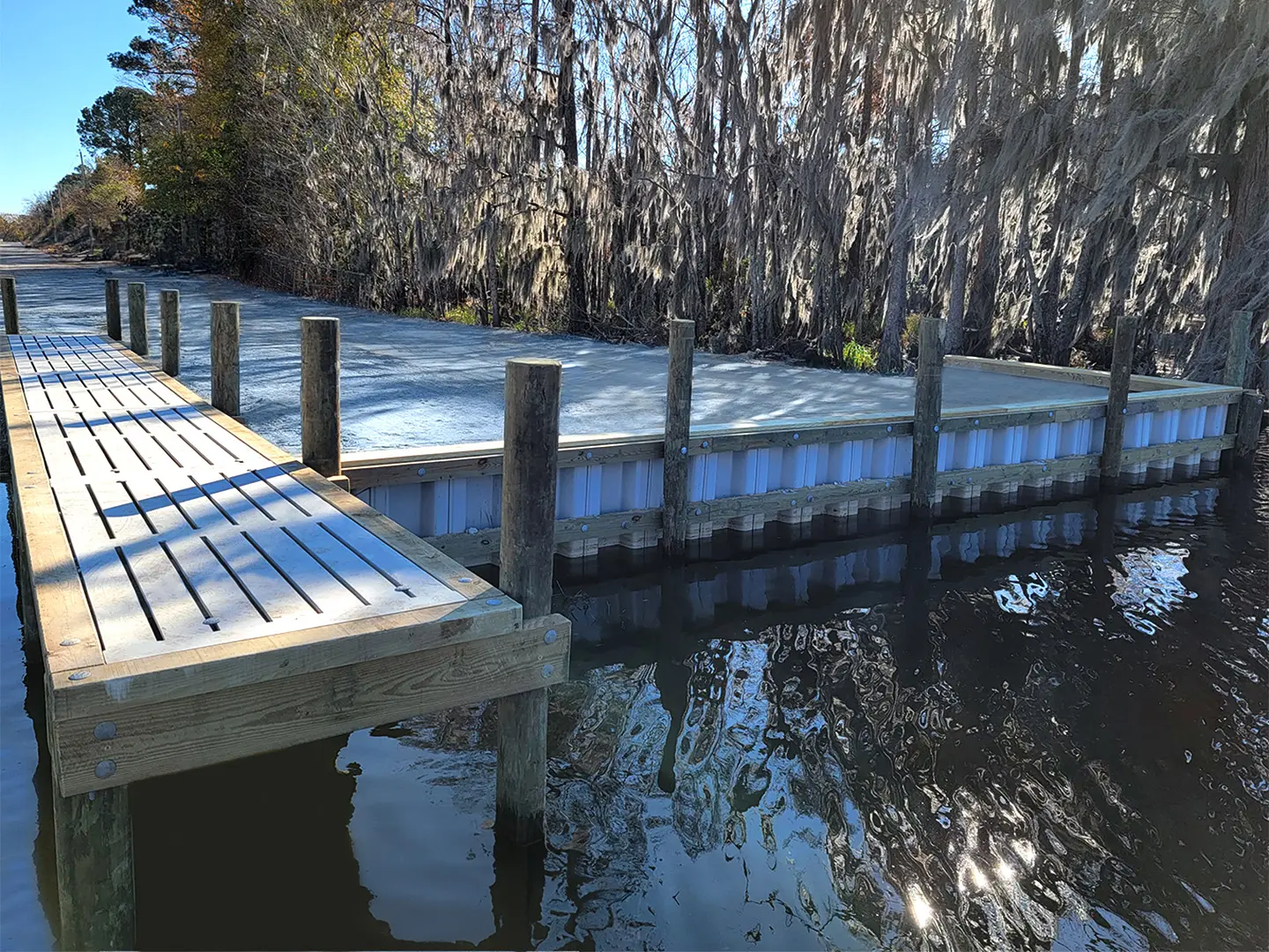 Commercial Boat Ramp & Vinyl Seawall
