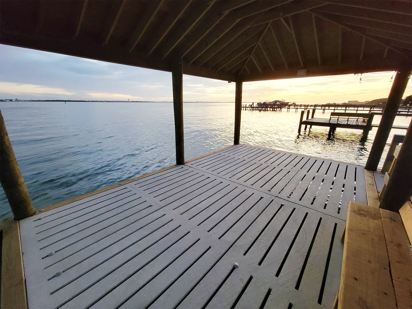 Morehead City Sunset Dock 72 Morehead City Sunset Beach Dock on Bogue Sound