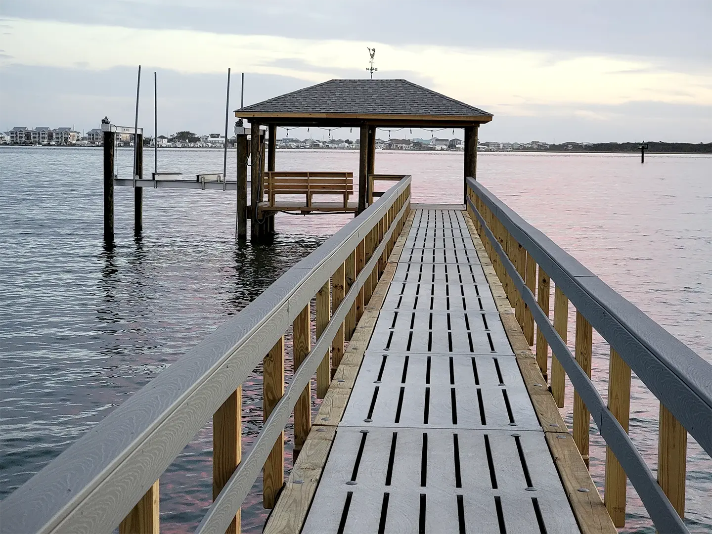 Morehead City Sunset Dock 70 Morehead City Sunset Beach Dock on Bogue Sound