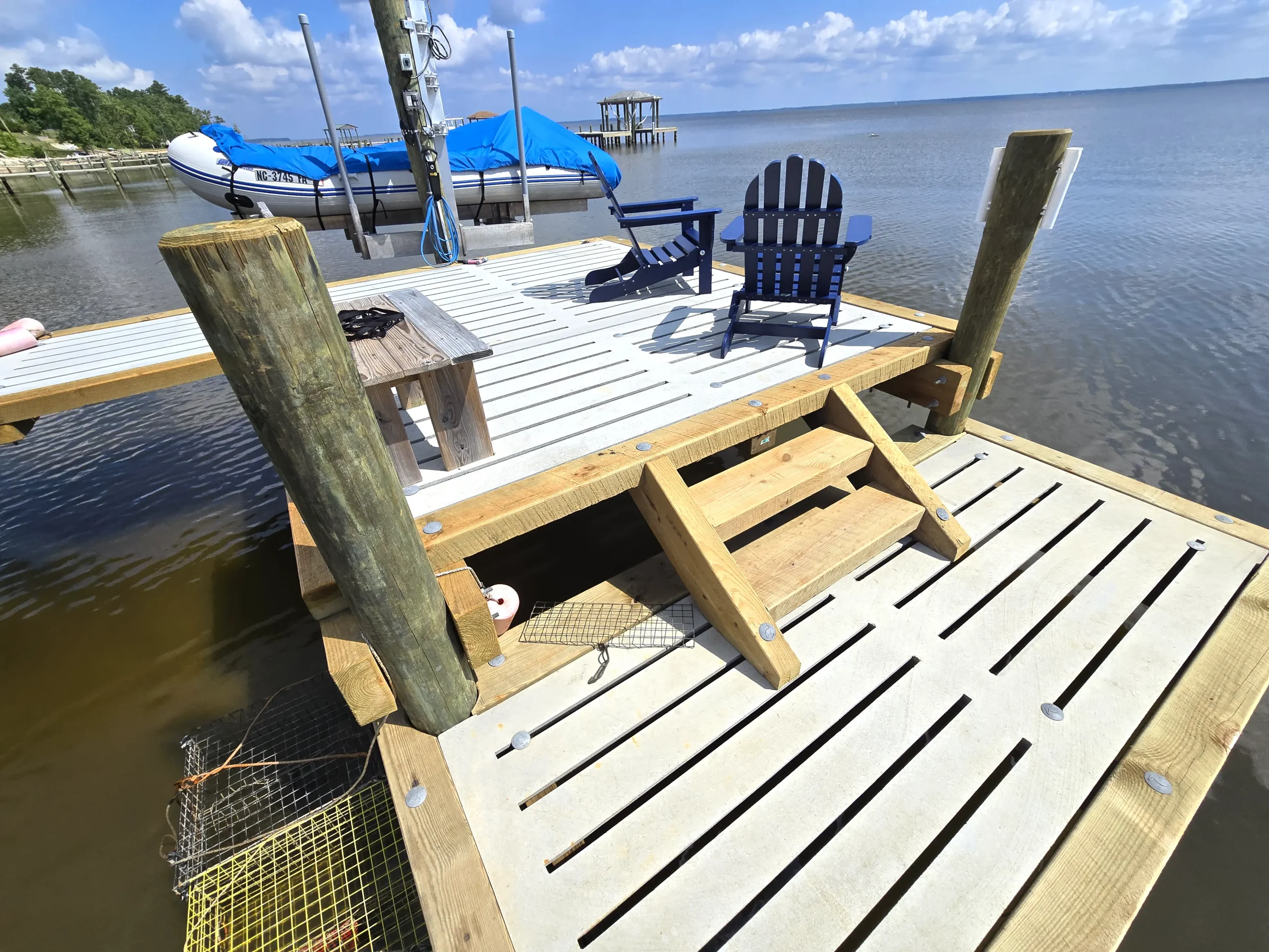 Hog Slat Boating & Fishing Dock on Neuse River