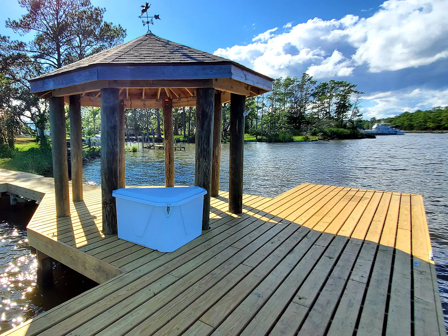 Wood Dock Renovation 57 Wood Dock Renovation on Neuse River