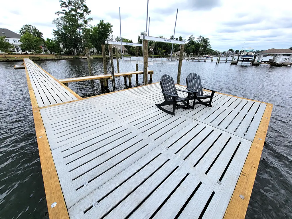 Trent River Dock With View 6 Two Boat Slip Dock with a View on Trent River