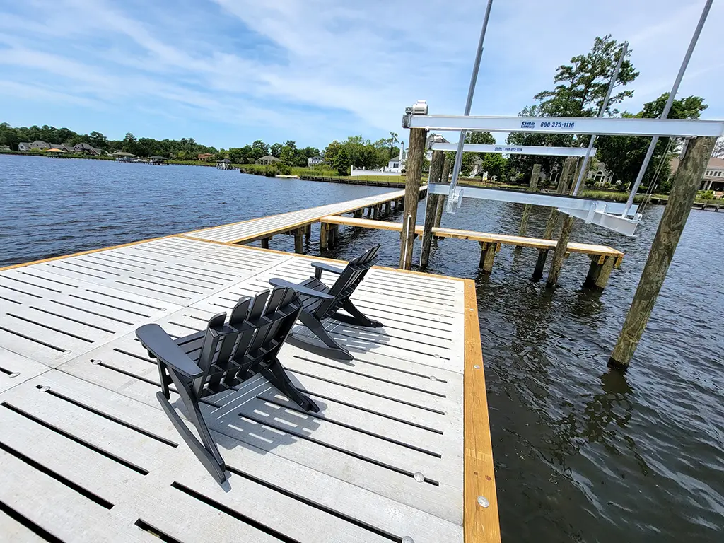 Trent River Dock With View 5 Two Boat Slip Dock with a View on Trent River