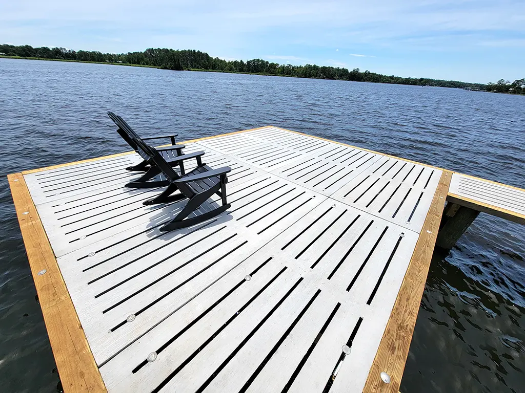 Trent River Dock With View 4 Two Boat Slip Dock with a View on Trent River