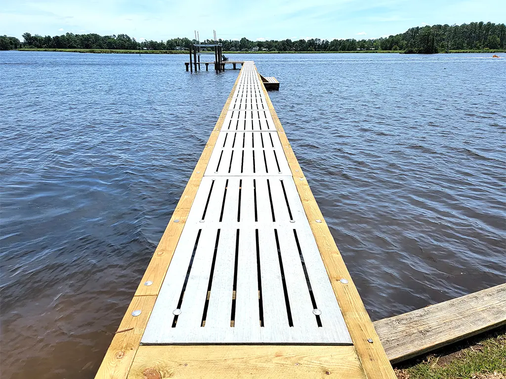 Trent River Dock With View 1 Two Boat Slip Dock with a View on Trent River